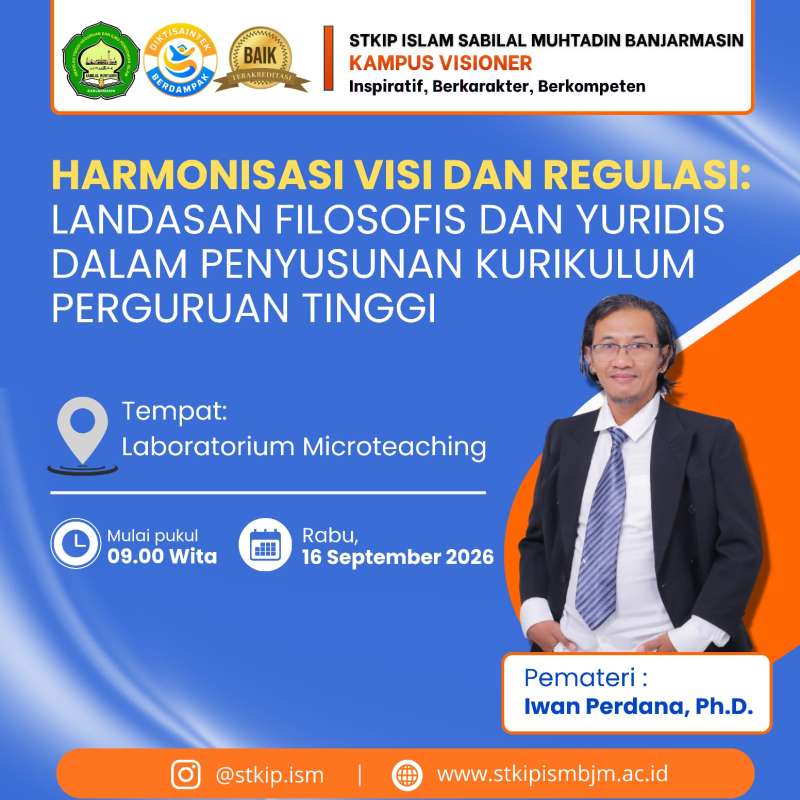 Harmonisasi Visi dan Regulasi Dalam Penyusunan Kurikulum PT